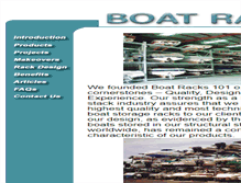 Tablet Screenshot of boatracks.com